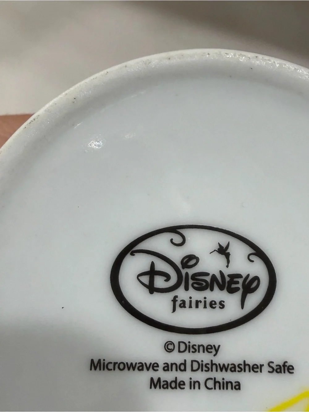 DISNEY Fairies Tinkerbell Tink 8oz Lavender Mug/Coffee /Tea Cup Fairy Collection
